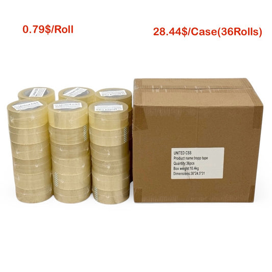 Clear Carton Sealing Tape 2"x110yard 2Mil