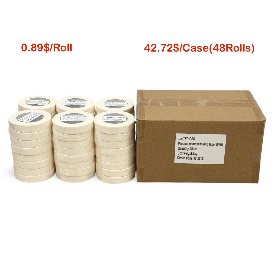 1" Masking Tape White 60yards