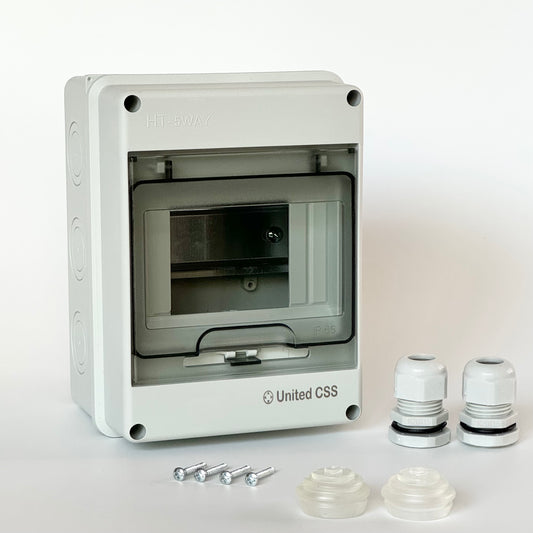 Waterproof Electrical Circuit Breaker Distribution Box IP65 HT-5Way