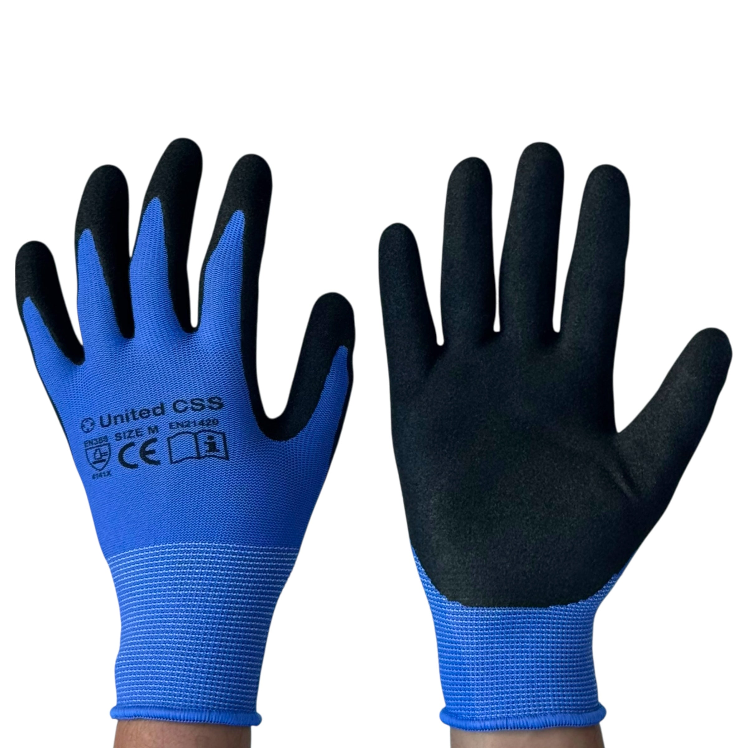 Nitrile Work Gloves 12pairs