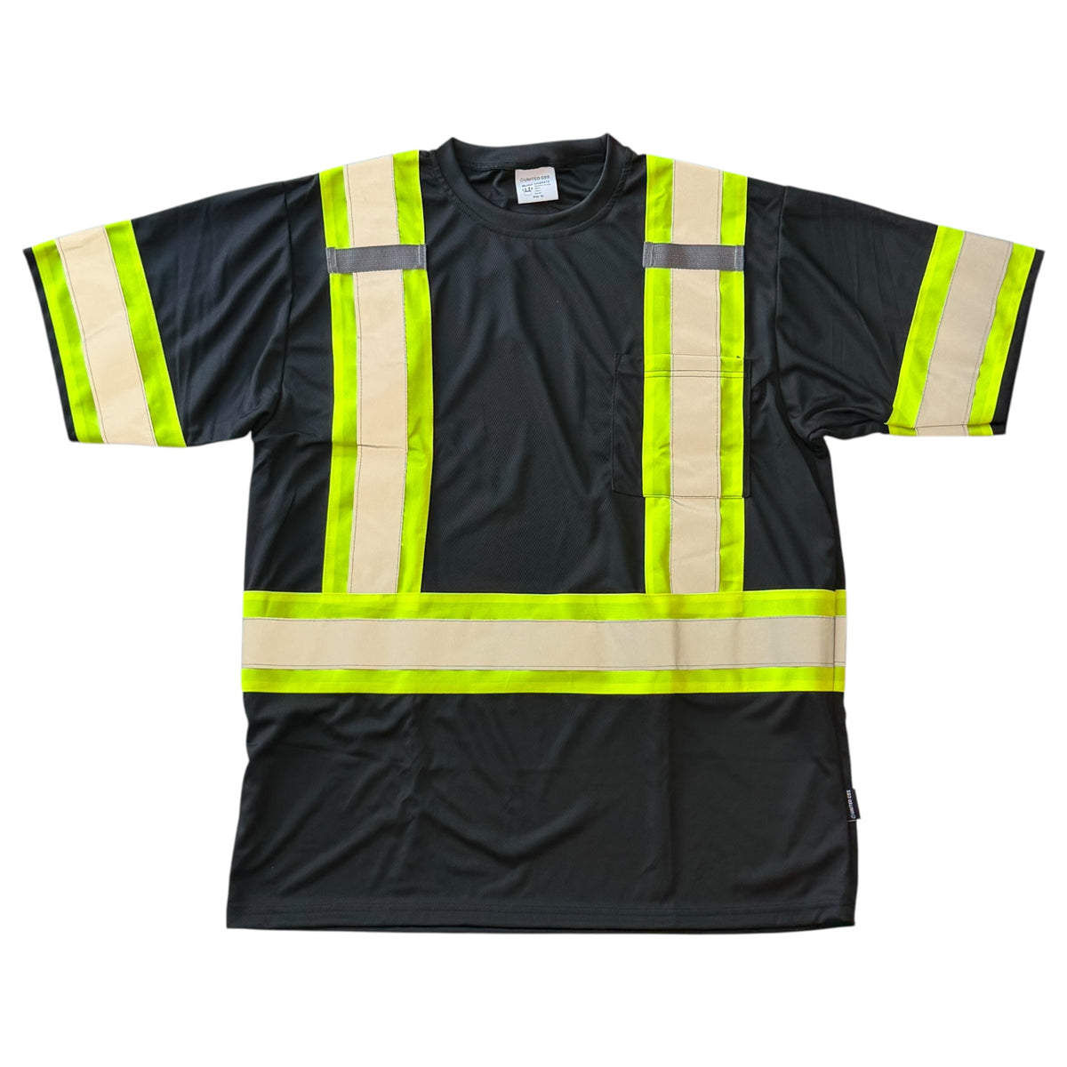 Safety Short Sleeve UCSS213 Black Contrast