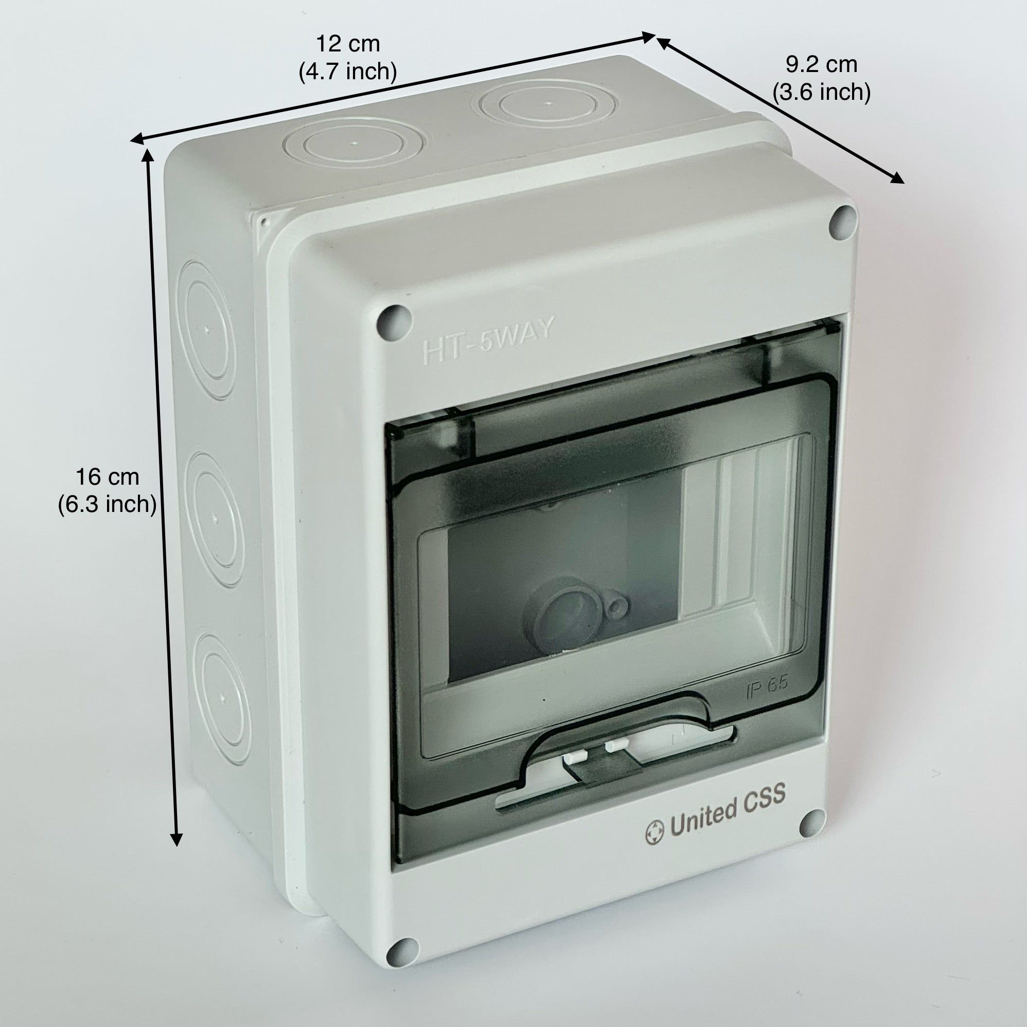 Waterproof Electrical Circuit Breaker Distribution Box IP65 HT-5Way