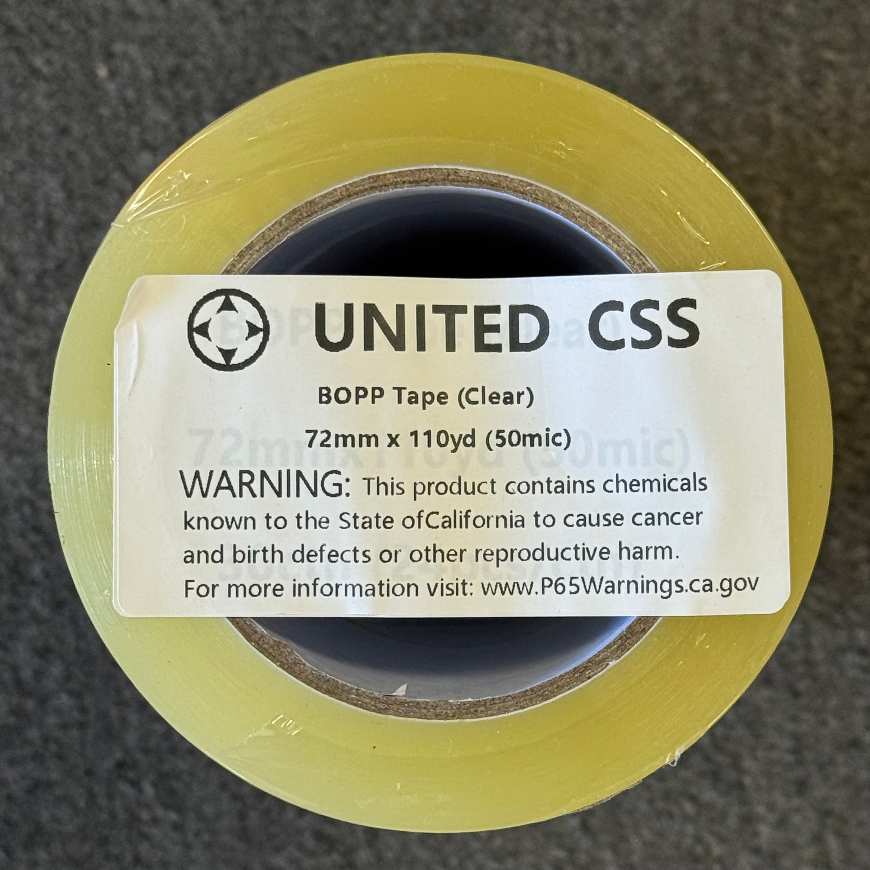 Clear Tape 50mic(2Mil) 3"x110yard Carton Sealing Tape