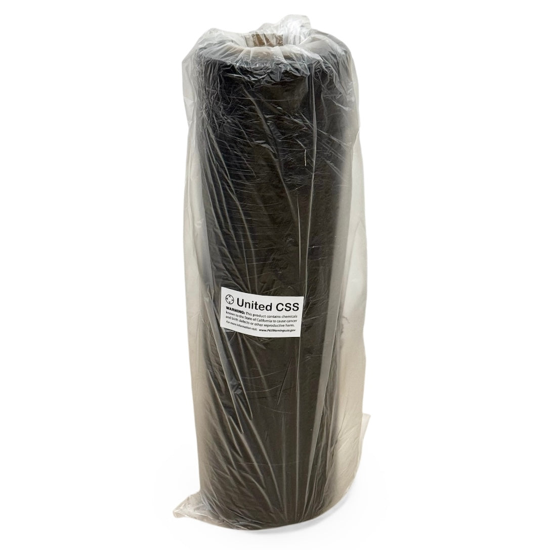 Black Stretch Film Shrink Wrap 18"x1500ft 80G