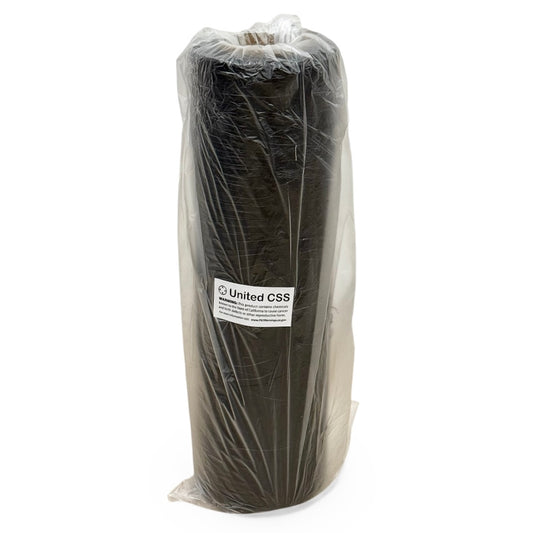 Black Stretch Film Shrink Wrap 18"x1500ft 80G