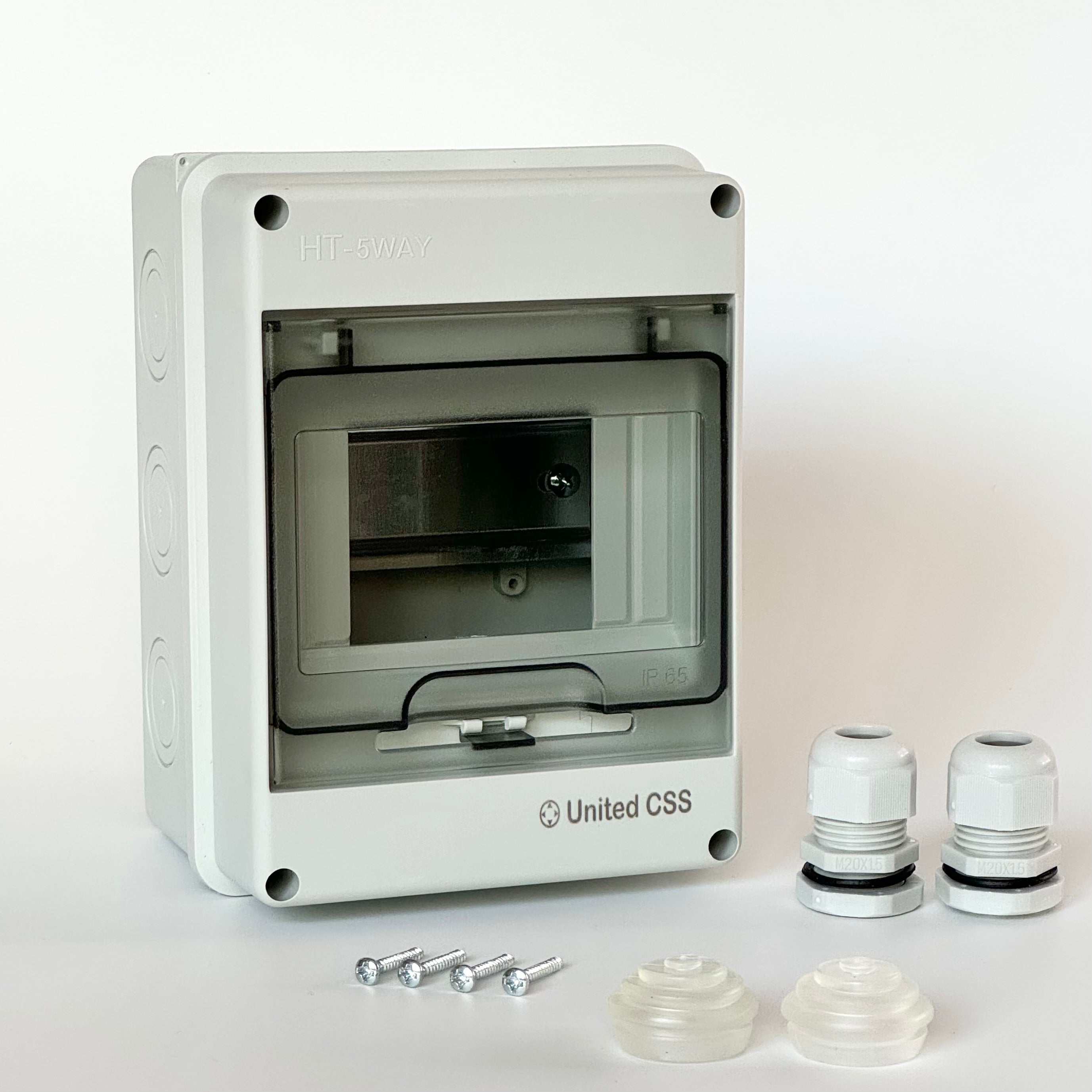 Waterproof Electrical Circuit Breaker Distribution Box IP65 HT-5Way