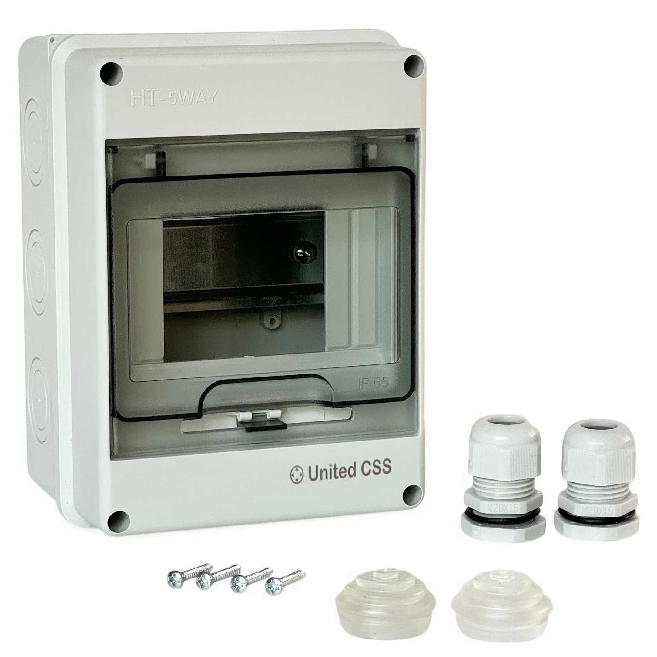 Waterproof Electrical Circuit Breaker Distribution Box IP65 HT-5Way