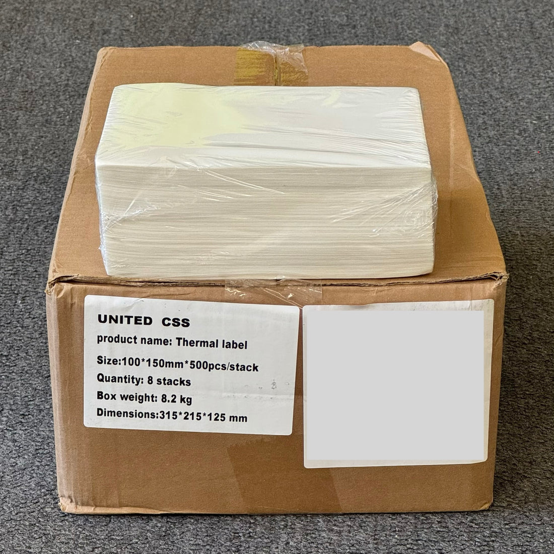 Thermal Label 4"x6" Stack 500pcs
