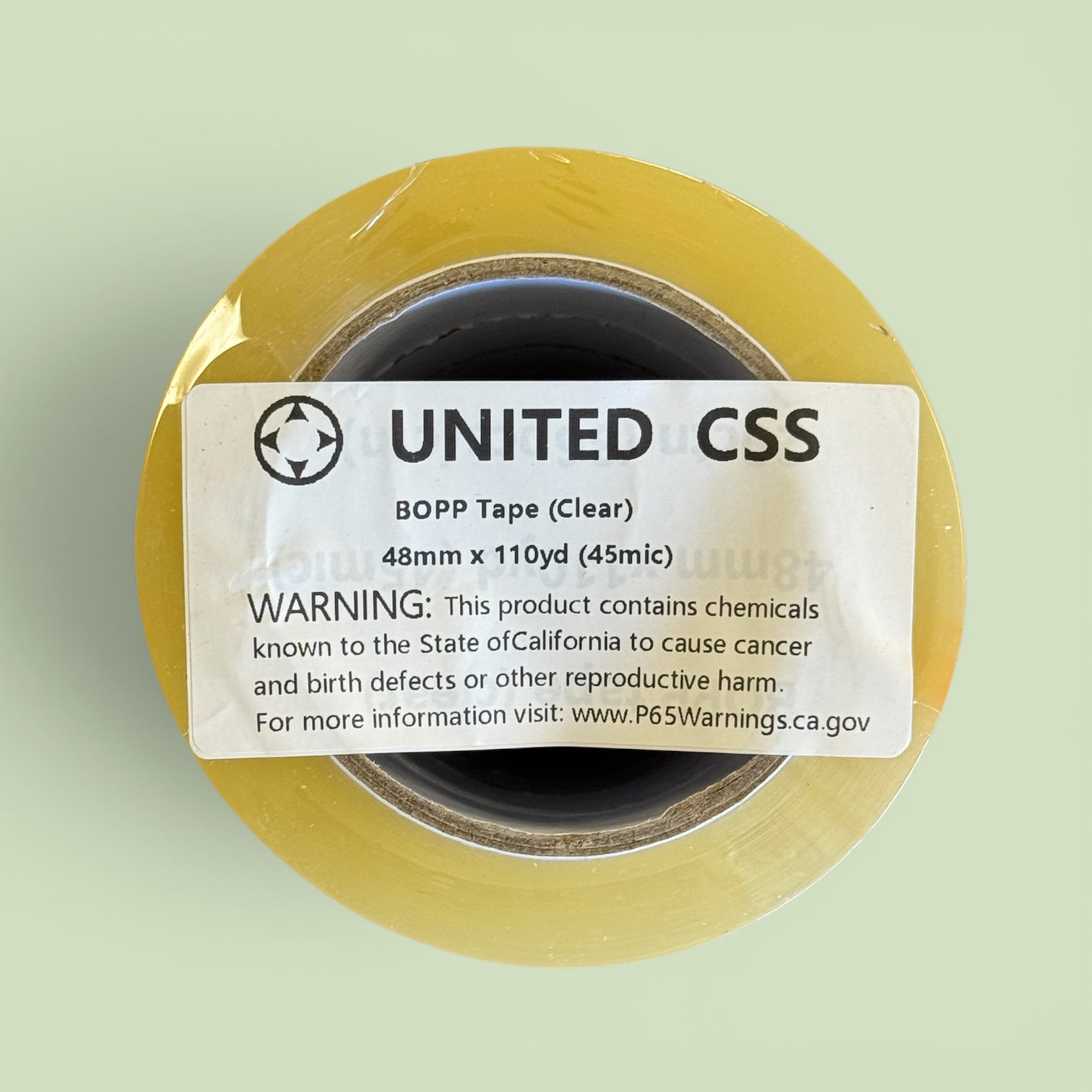 Clear Tape 45mic(1.8Mil) 2"x110yard Carton Sealing Tape
