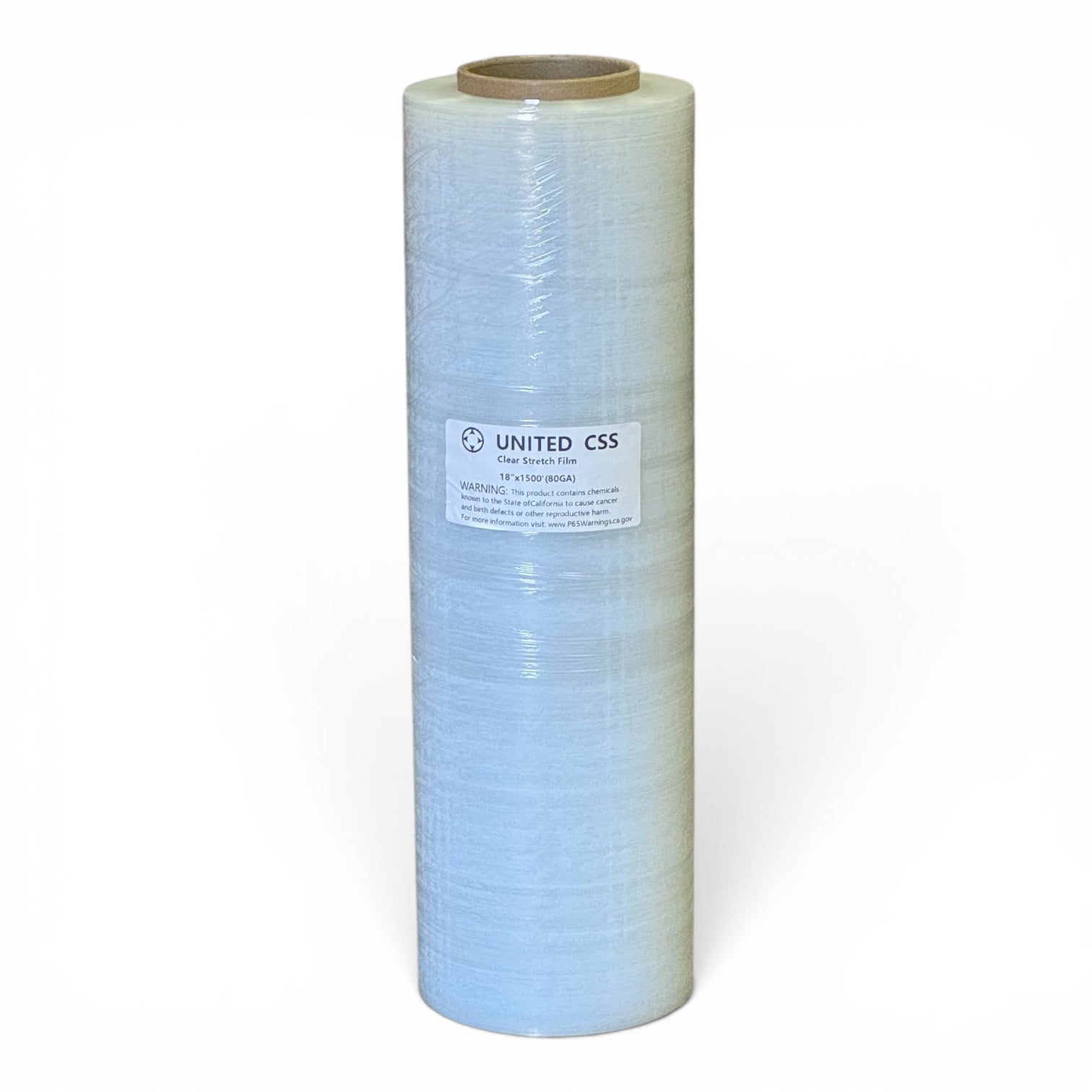 Clear Stretch Film 18"x1500ft 80G Shrink Wrap