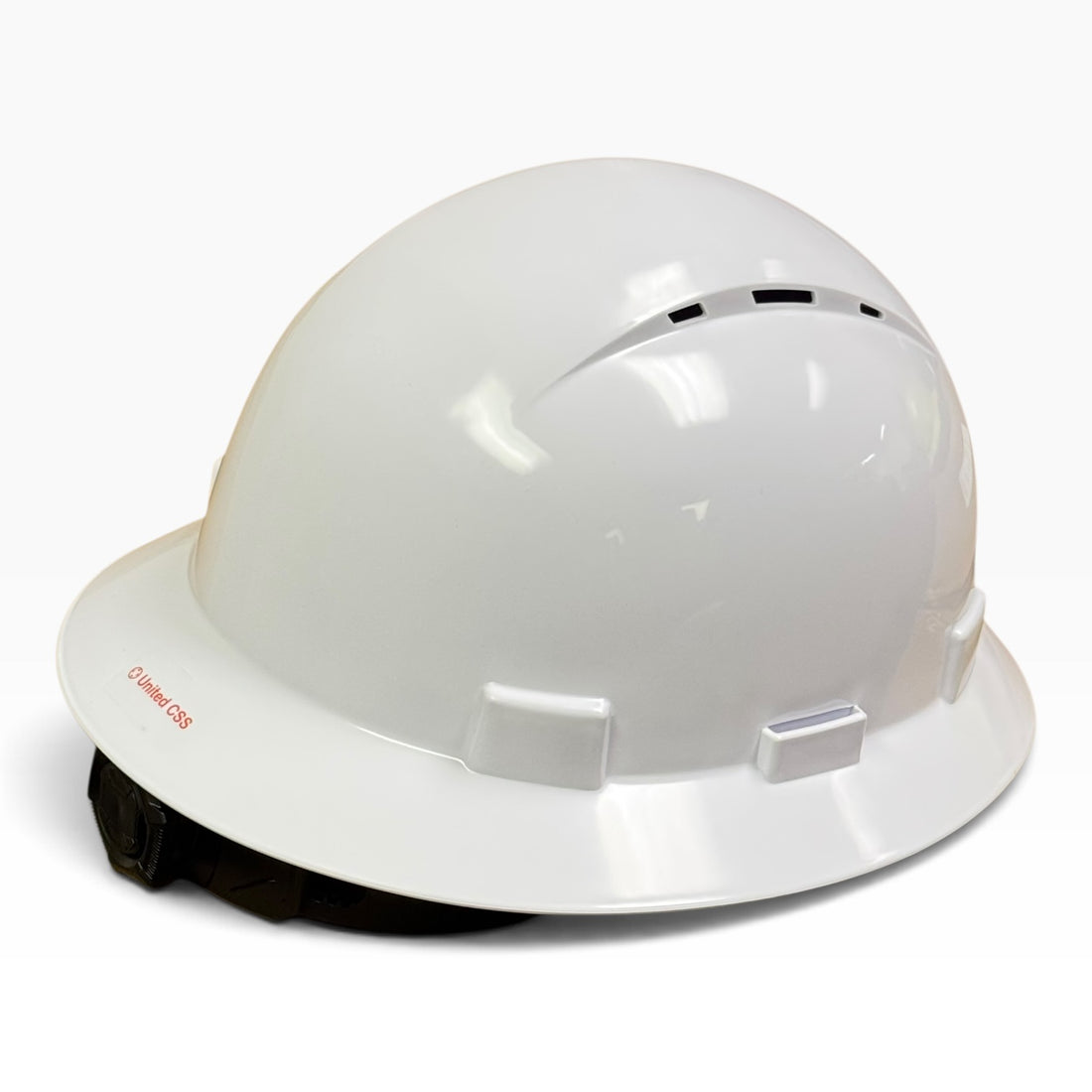 Solid Color HDPE Full Brim Vented Hard Hat