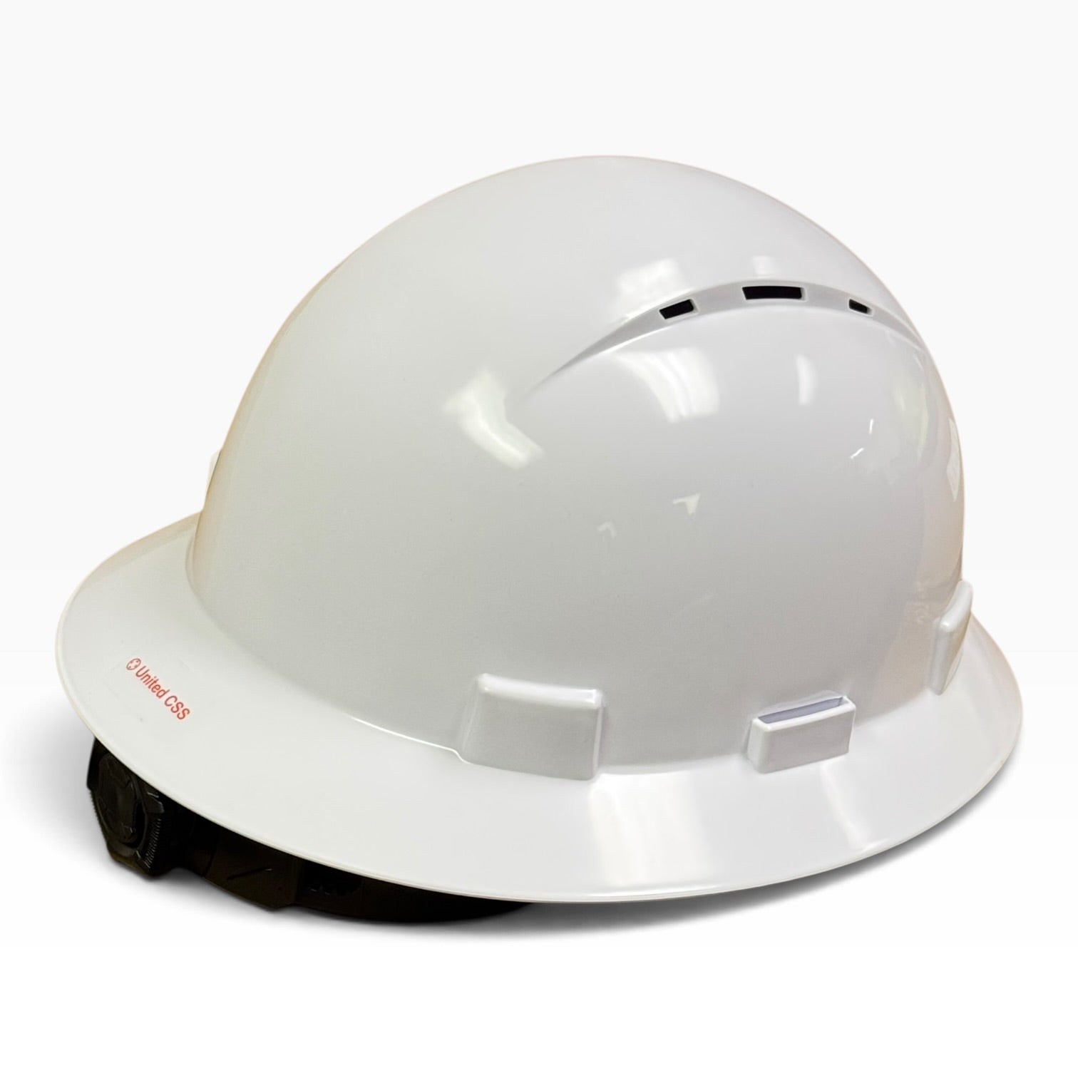Solid Color HDPE Full Brim Vented Hard Hat